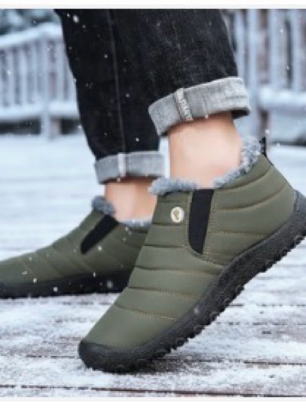 Waterproof Plush Lined
Indoor/outdoor Ankle Boots Unisex Size: Eu 45,US M12/W14
